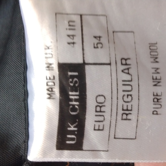 Alexandre London Charcoal Gray Pinstripe Wool Suit 44R (Tailored in England) - Picture 12 of 15